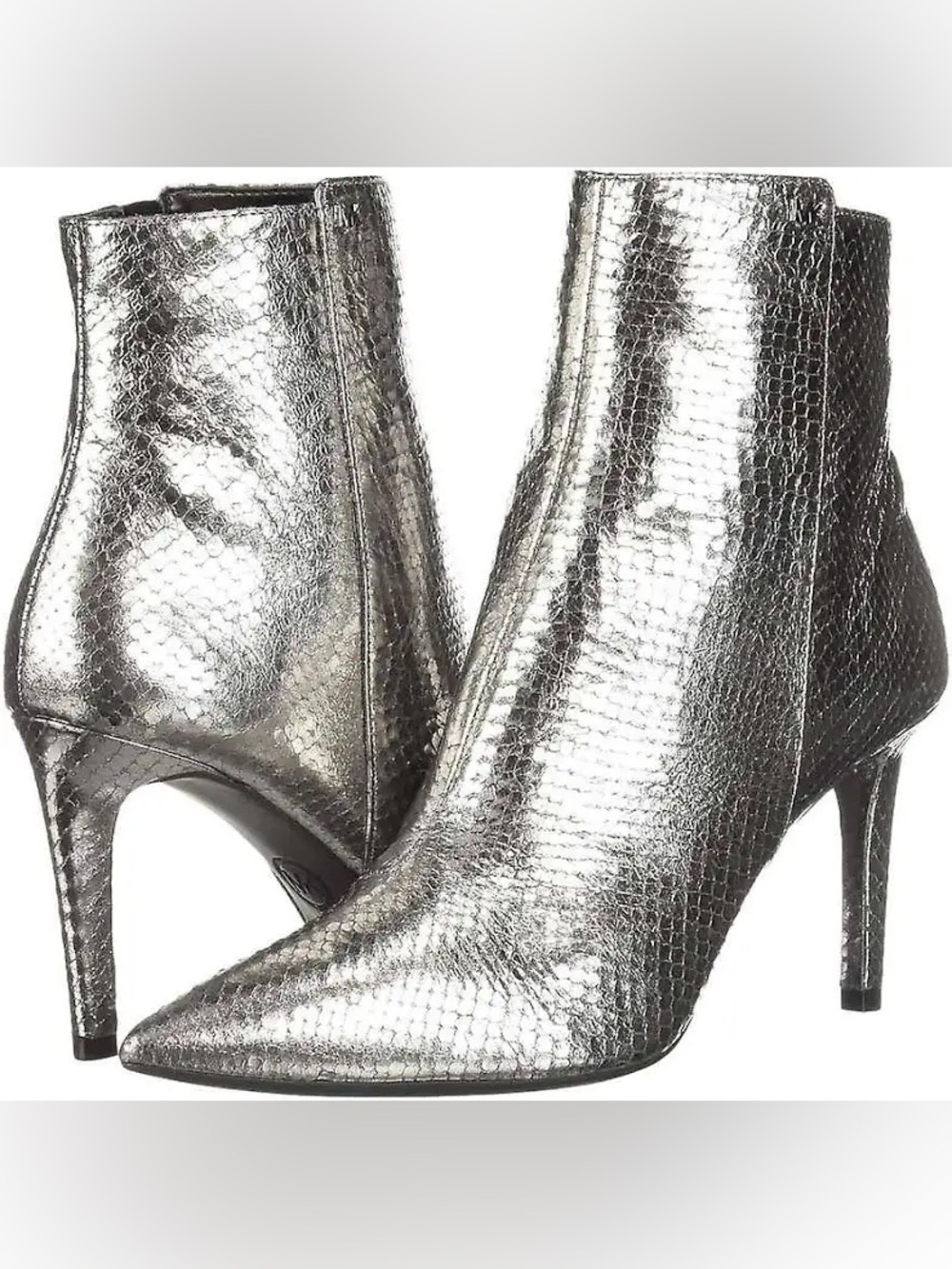 ✨LIKE NEW Michael Kors Dorothy Flex Bootie in Anthracite Metallic  Size 5 ✨